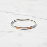 Premium 925 Sterling Silver Rose Gold Hexagon Pattern Kada