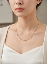 Elegant Rose Gold Butterfly Charm Necklace for Women