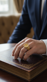 NXGOLD Imperial Star Emblem Ring