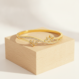 Butterfly Crystal Open Bracelet for Women & Girls