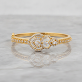 Elegant Marquise Crystal Designer Open Kada Bracelet for Women