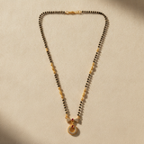 Minimalist Circular Pendant Mangalsutra for Daily Wear