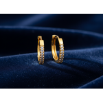 NXGOLD Diamond Hoop Earrings for Women & Girls
