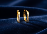 NXGOLD Diamond Hoop Earrings for Women & Girls