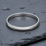 Luxury 925 Sterling Silver Traditional Pattern Kada for Men