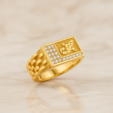 Imperial Crownstone Gold Men's Ring