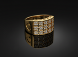 NXGOLD Royale Pavé Signet Ring