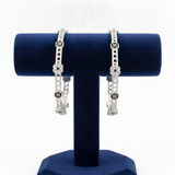 925 Silver Flower Pattern Bangles