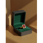 NXGOLD Ruby Royale Halo Ring