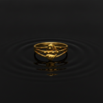 Love Knot Double Heart Ring for Women