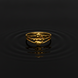 Love Knot Double Heart Ring for Women