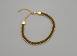 NXGOLD Designer Green Cubic Zirconia Bracelet for Women