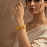 Royal Heritage Filigree Traditional Kada Bracelet for Women