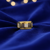 Luxury Designer CZ Cocktail Ring for Men