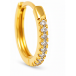 NXGOLD Diamond Hoop Earrings for Women & Girls