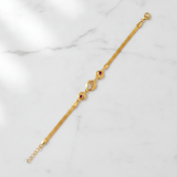 Heritage Ruby Medallion Bracelet for Women & Girls