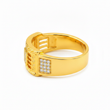 Luxury Designer CZ Cocktail Ring for Men