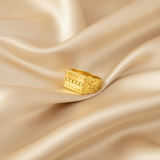 NXGOLD Royal Heritage Geometric Statement Ring for Men