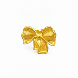 NXGOLD Adjustable Ribbon Bow Ring for Women & Girls