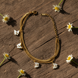 NXGOLD Double Layer Butterfly Bracelet