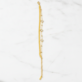 Elegant Dainty Triple Heart Bracelet for Women & Girls