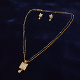 NXGOLD Crystal Veil Pendant & Earrings Set