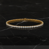 Designer Round Solitaire Tennis Bracelet for Women