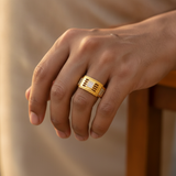 Luxury Designer CZ Cocktail Ring for Men