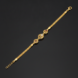 Heritage Ruby Medallion Bracelet for Women & Girls