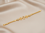 Premium Triple Oval CZ Link Bracelet for Women
