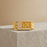 Imperial Crownstone Gold Men's Ring