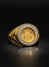 NXGOLD Imperial Star Emblem Ring