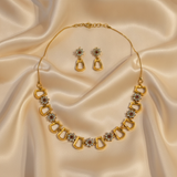 NXGOLD Scarlet Sparkle Gold-Plated Necklace Set