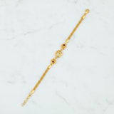 Heritage Ruby Medallion Bracelet for Women & Girls