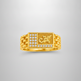 Imperial Crownstone Gold Men's Ring