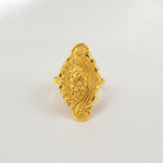 NXGOLD Traditional Floral Filigree Adjustable Ring for Women