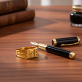 Royal Dynasty Armour Gold Ring for Men