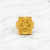 Royal Dynasty Triangle Signet Ring For Men