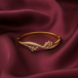 Butterfly Crystal Open Bracelet for Women & Girls