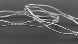 925 Silver Leaf Motif Bangles with Cubic Zirconia