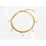 NXGOLD Double Layer Butterfly Bracelet