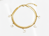 NXGOLD Double Layer Butterfly Bracelet