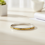 Premium 925 Sterling Silver Dual Tone kada
