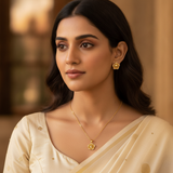 NXGOLD Floral Radiance Necklace & Earrings Set