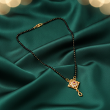 Designer Square Ruby CZ Stone Mangalsutra for Women