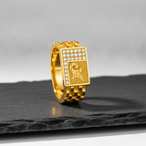 Imperial Crownstone Gold Men's Ring