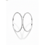 925 Silver Geometric CZ Bangles for Women