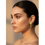 NXGOLD Twinkle Bloom Crystal Drop Earrings