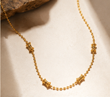 NXGOLD Bead Chain with Designer Barrel Charms for Women