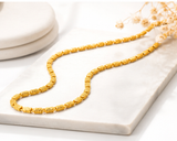NXGOLD Premium Gold Rectangular Link Chain for Men & Women